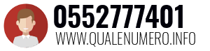 Numero di telefono 0552777401 0552777401