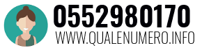 Numero di telefono 0552980170 0552980170
