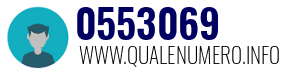 Numero di telefono 0553069 0553069