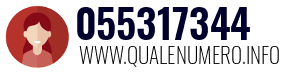 Numero di telefono 055317344 055317344