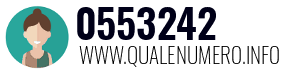 Numero di telefono 0553242 0553242