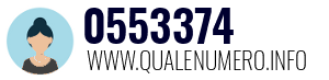 Numero di telefono 0553374 0553374