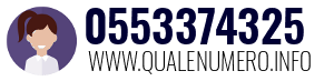 Numero di telefono 0553374325 0553374325
