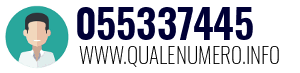 Numero di telefono 055337445 055337445