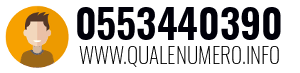 Numero di telefono 0553440390 0553440390