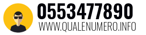 Numero di telefono 0553477890 0553477890