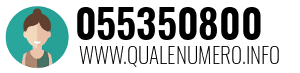 Numero di telefono 055350800 055350800