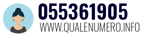 Numero di telefono 055361905 055361905
