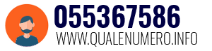 Numero di telefono 055367586 055367586