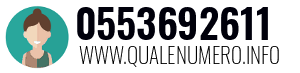 Numero di telefono 0553692611 0553692611