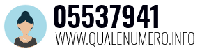 Numero di telefono 05537941 05537941