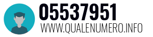 Numero di telefono 05537951 05537951