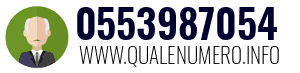Numero di telefono 0553987054 0553987054