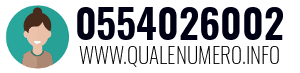 Numero di telefono 0554026002 0554026002