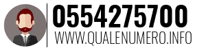 Numero di telefono 0554275700 0554275700