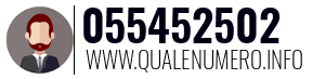 Numero di telefono 055452502 055452502