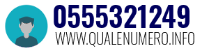 Numero di telefono 0555321249 0555321249