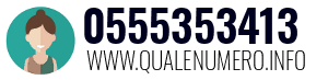Numero di telefono 0555353413 0555353413