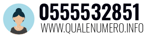 Numero di telefono 0555532851 0555532851