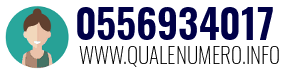 Numero di telefono 0556934017 0556934017