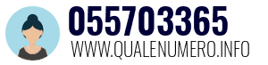 Numero di telefono 055703365 055703365