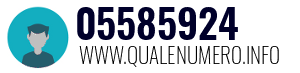 Numero di telefono 05585924 05585924