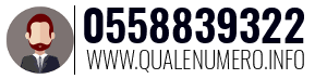 Numero di telefono 0558839322 0558839322