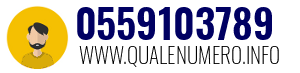 Numero di telefono 0559103789 0559103789