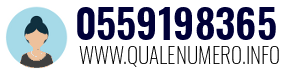 Numero di telefono 0559198365 0559198365