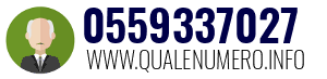 Numero di telefono 0559337027 0559337027