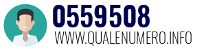 Numero di telefono 0559508 0559508