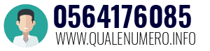Numero di telefono 0564176085 0564176085