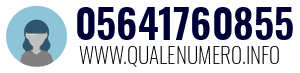 Numero di telefono 05641760855 05641760855
