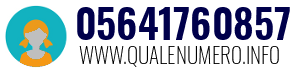 Numero di telefono 05641760857 05641760857