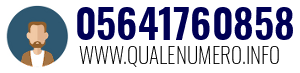 Numero di telefono 05641760858 05641760858