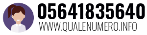 Numero di telefono 05641835640 05641835640