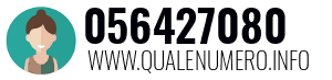 Numero di telefono 056427080 056427080