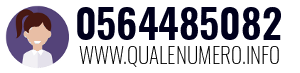 Numero di telefono 0564485082 0564485082