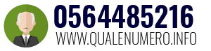 Numero di telefono 0564485216 0564485216
