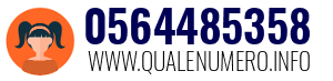 Numero di telefono 0564485358 0564485358