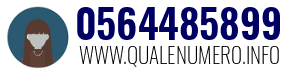Numero di telefono 0564485899 0564485899