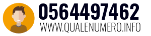 Numero di telefono 0564497462 0564497462