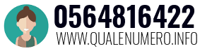 Numero di telefono 0564816422 0564816422