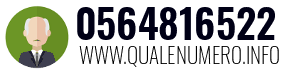 Numero di telefono 0564816522 0564816522
