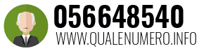Numero di telefono 056648540 056648540