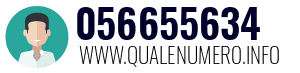 Numero di telefono 056655634 056655634