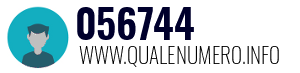 Numero di telefono 056744 056744