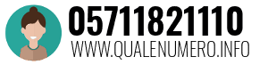 Numero di telefono 05711821110 05711821110