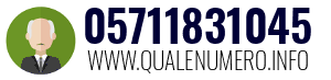 Numero di telefono 05711831045 05711831045