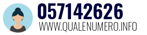 Numero di telefono 057142626 057142626